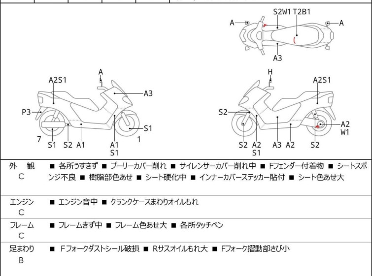 Мотоцикл Honda PS250 BIG RUCKUS з пробігом 87976 km