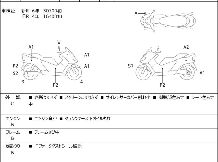 Мотоцикл Suzuki BURGMAN400 з пробігом 35420 km
