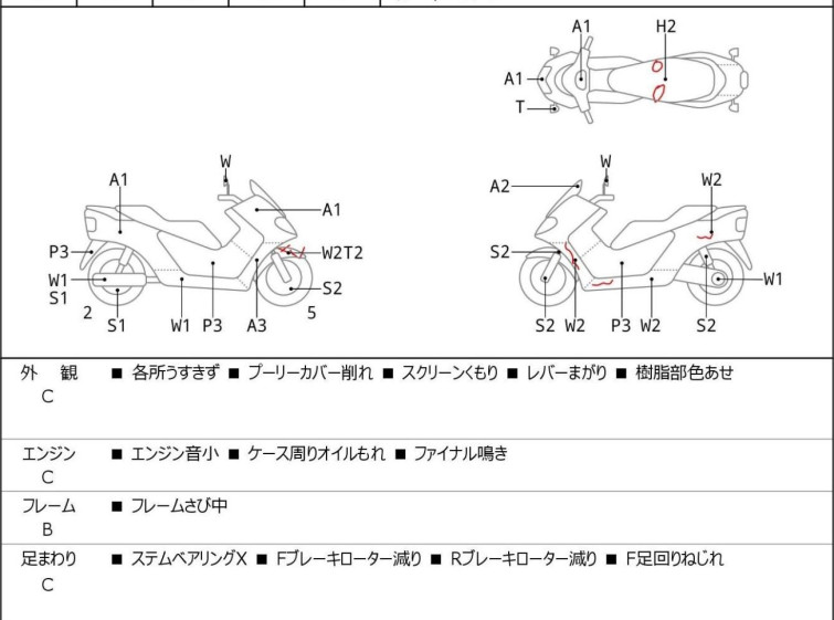 Мотоцикл Honda FORESIGHT EX з пробігом 70598 km