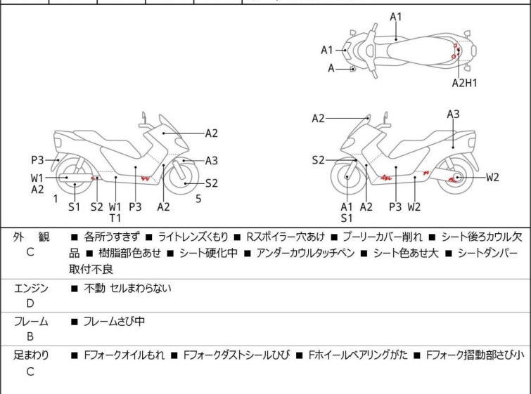 Мотоцикл Suzuki SKYWAVE 250 з пробігом 42413 km