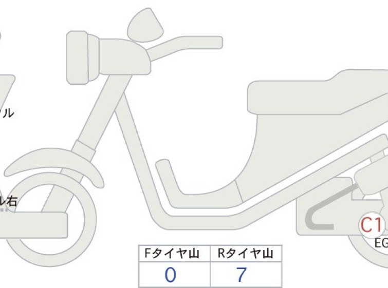 Мотоцикл Yamaha T-MAX500 с пробегом 7624 km