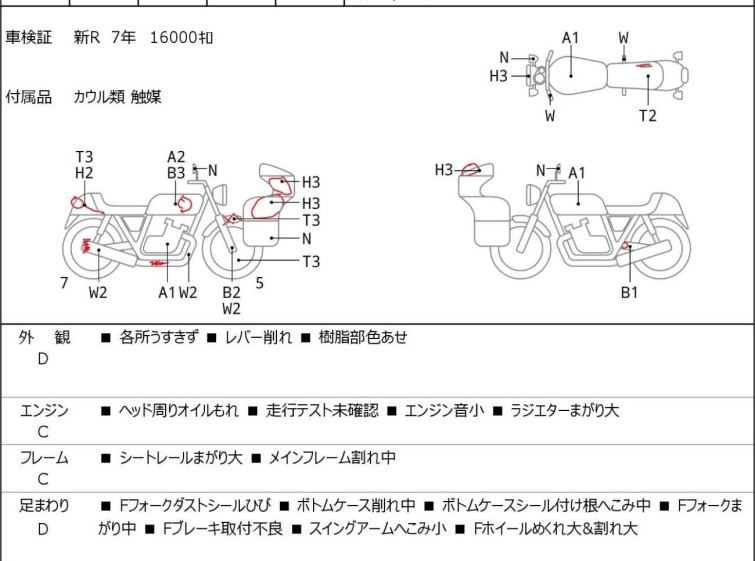 Мотоцикл Kawasaki ZX-6R с пробегом 16916 km