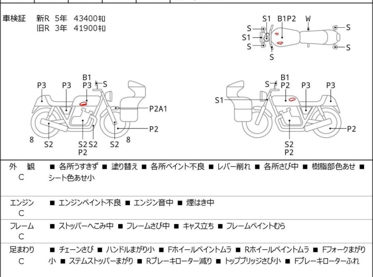 Мотоцикл Kawasaki ZEPHYR400 з пробігом 43748 km