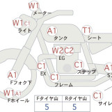 Мотоцикл Kawasaki ZEPHYR400 с пробегом 15394 km