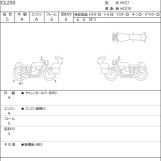 Мотоцикл Honda CL250 с пробегом 3121 km