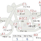 Мотоцикл Kawasaki ZRX400 с пробегом 49740 km