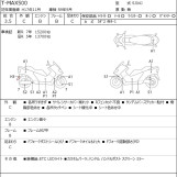 Мотоцикл Yamaha T-MAX500 з пробігом 15407 km