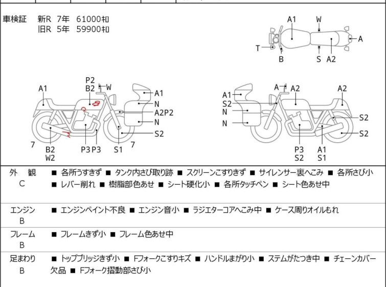 Мотоцикл Kawasaki ZZ-R1100 с пробегом 61718 km