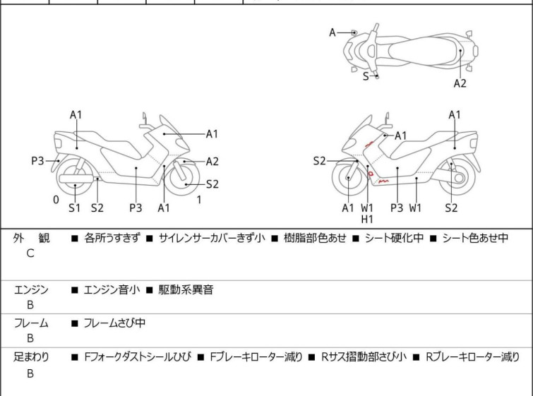 Мотоцикл Yamaha MAJESTY 250 з пробігом 78301 km