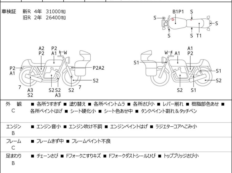 Мотоцикл Honda SHADOW400 з пробігом 32277 km