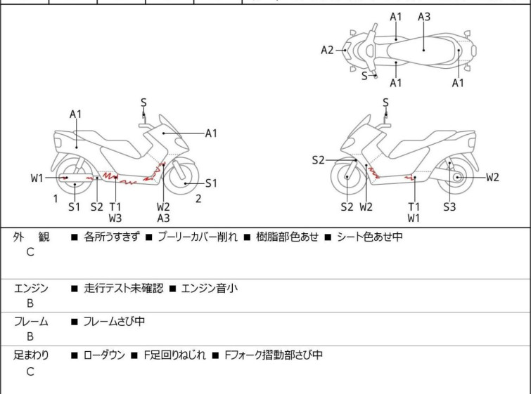 Мотоцикл Yamaha MAXAM250 з пробігом 11528 km