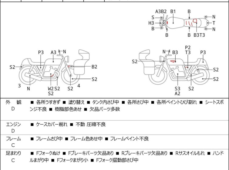 Мотоцикл Kawasaki KZ1000 с пробегом 78831 m