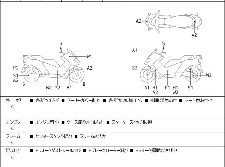 Мотоцикл Suzuki SKYWAVE 250M с пробегом 65704 km