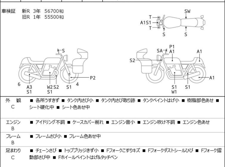 Мотоцикл Honda CB400SFV з пробігом 56822 km