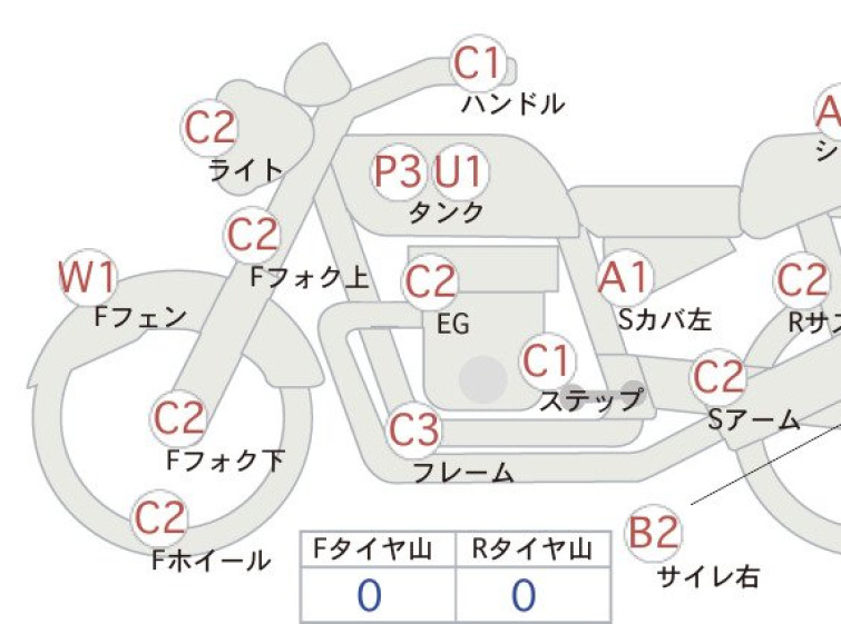 Мотоцикл Honda MAGNA250 с пробегом 17961 km