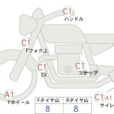 Мотоцикл Honda CB400SFVA з пробігом 728 km