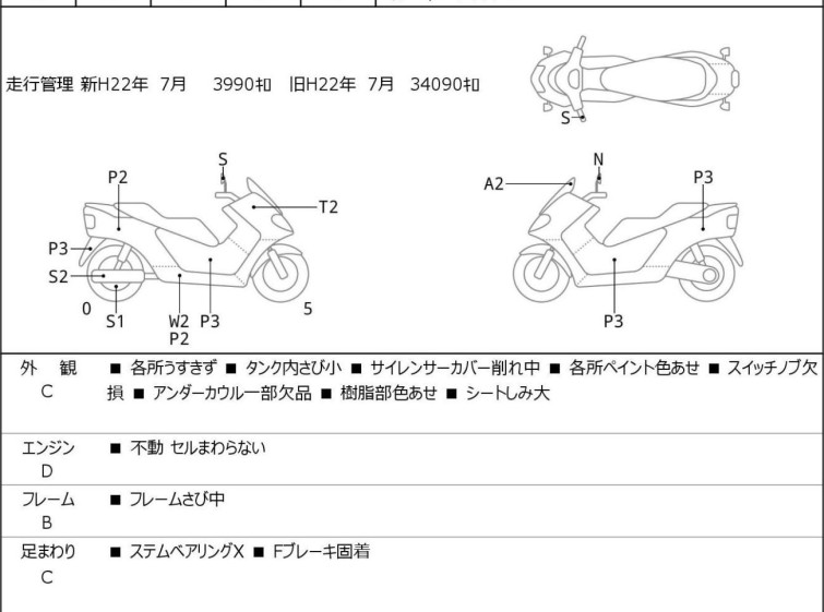 Мотоцикл Honda FUSION X с пробегом 12100 km