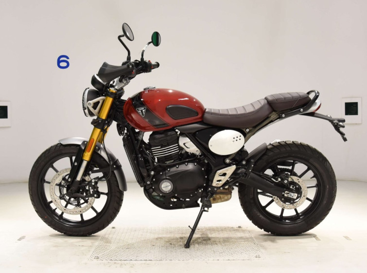 Мотоцикл Triumph scrambler 400x с пробегом 3 km