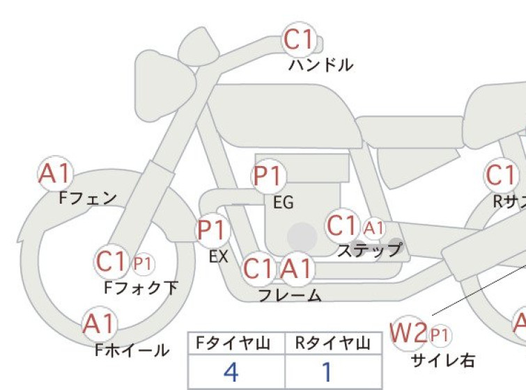 Мотоцикл Honda VTR250 з пробігом 44527 km