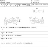 Мотоцикл Yamaha YZF-R7 с пробегом 7154 km
