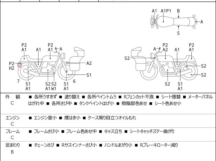 Мотоцикл Kawasaki BALIUS2 з пробігом 45493 km
