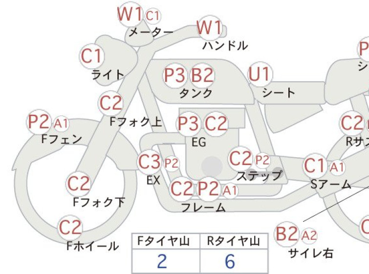 Мотоцикл Honda VTR250 з пробігом 14459 km