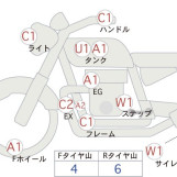 Мотоцикл Honda CB400SFV с пробегом 77448 km