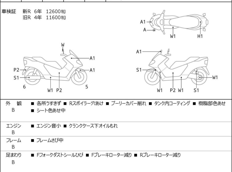 Мотоцикл Honda SILVERWING600GT с пробегом 12693 km