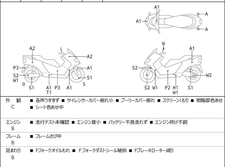 Мотоцикл Yamaha MAJESTY 250 с пробегом 37021 km