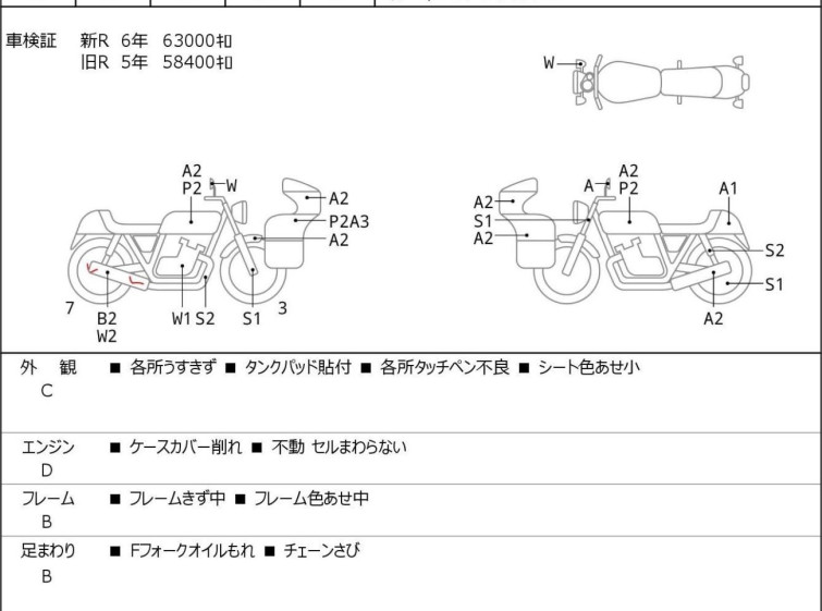 Мотоцикл Kawasaki ZZ-R400 з пробігом 63448 km