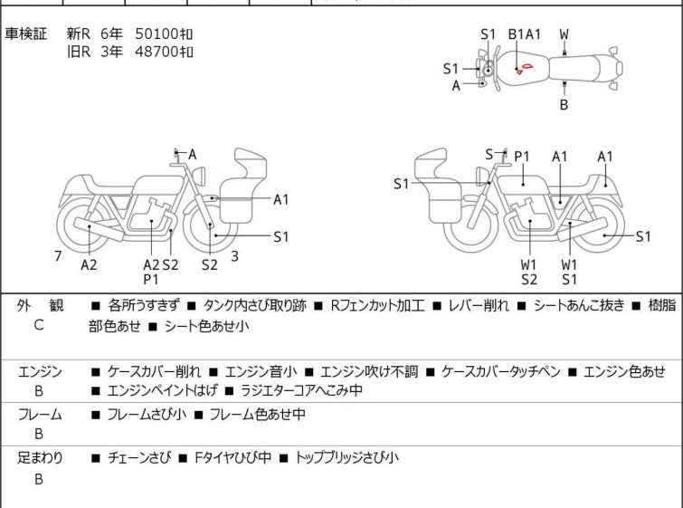 Мотоцикл Suzuki GSX400 INAZUMA з пробігом 50542 km