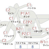 Мотоцикл Honda MAGNA250 с пробегом 23427 km