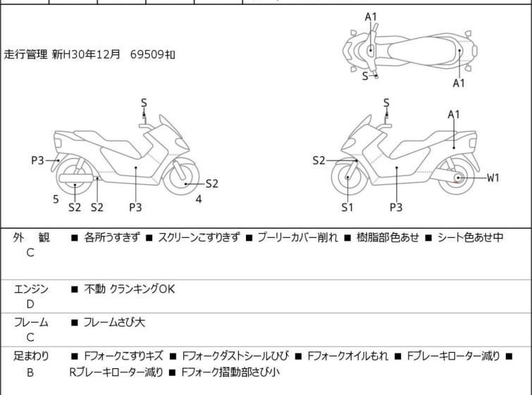 Мотоцикл Suzuki SKYWAVE 250M з пробігом 13488 km