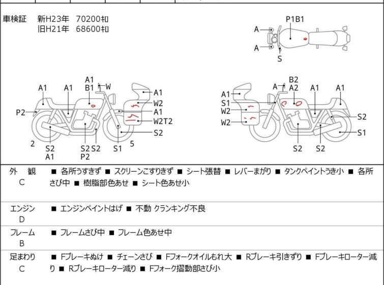 Мотоцикл Kawasaki GPZ1000RX с пробегом 70840 km
