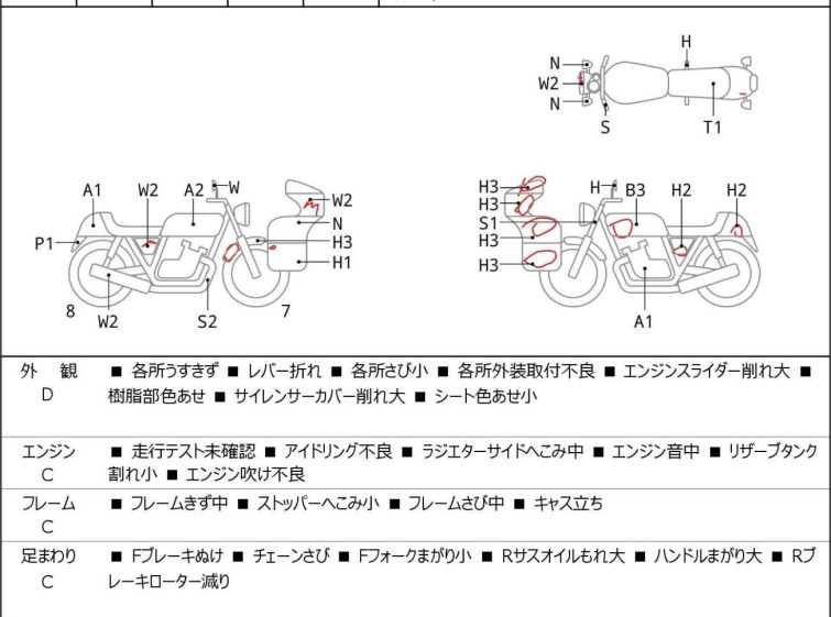 Мотоцикл Kawasaki Z250 з пробігом 10887 km