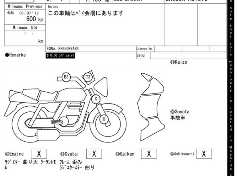 Мотоцикл Kawasaki Z650RS с пробегом 1160 km
