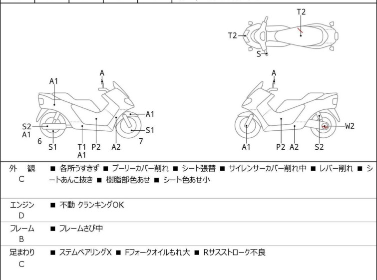 Мотоцикл Yamaha MAJESTY 250C з пробігом 27292 km