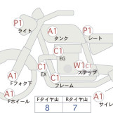 Мотоцикл Suzuki GSX250R з пробігом 8758 km