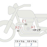 Мотоцикл Honda CB1300SF с пробегом 1886 km