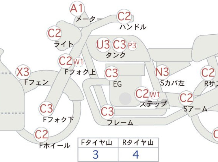 Мотоцикл BMW K100RS с пробегом 2646 km
