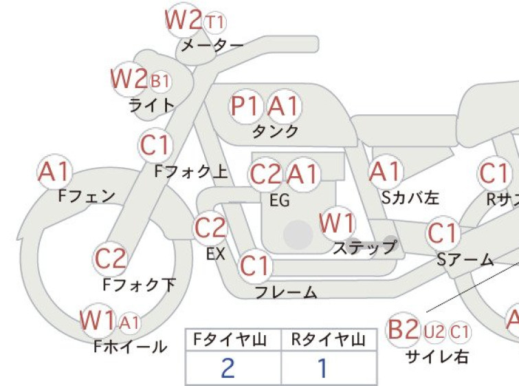 Мотоцикл Honda VTR250 с пробегом 8926 km