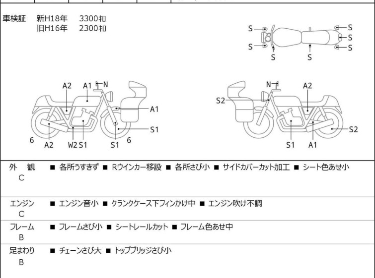 Мотоцикл Honda STEED400 с пробегом 3394 km
