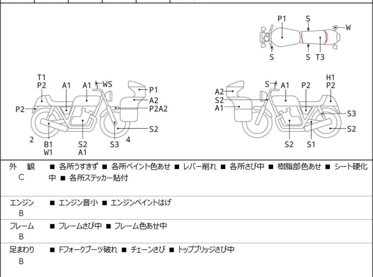 Мотоцикл Honda AX-1 з пробігом 77263 km