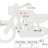 Мотоцикл Honda GB350 с пробегом 104 km