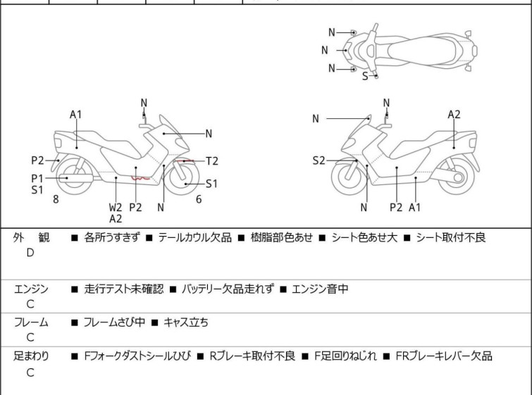 Мотоцикл Suzuki SKYWAVE 250S с пробегом 41586 km