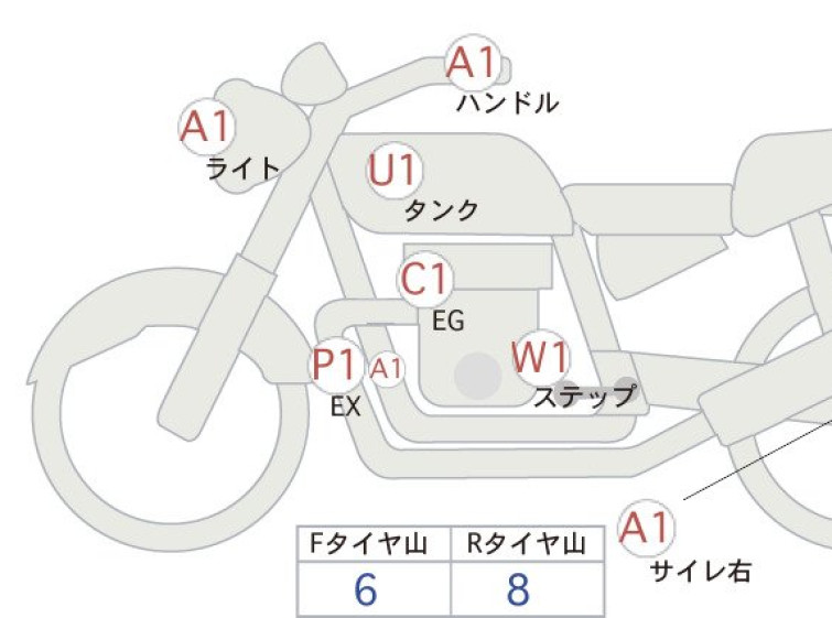 Мотоцикл Honda GB350 с пробегом 9967 km
