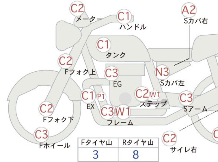 Мотоцикл Honda STEED400 з пробігом 10214 km