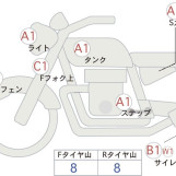 Мотоцикл Honda GB350 с пробегом 1567 km