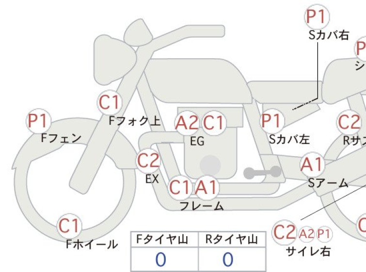 Мотоцикл Kawasaki 250TR с пробегом 30978 km