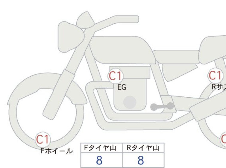 Мотоцикл Yamaha SR400 с пробегом 1656 km